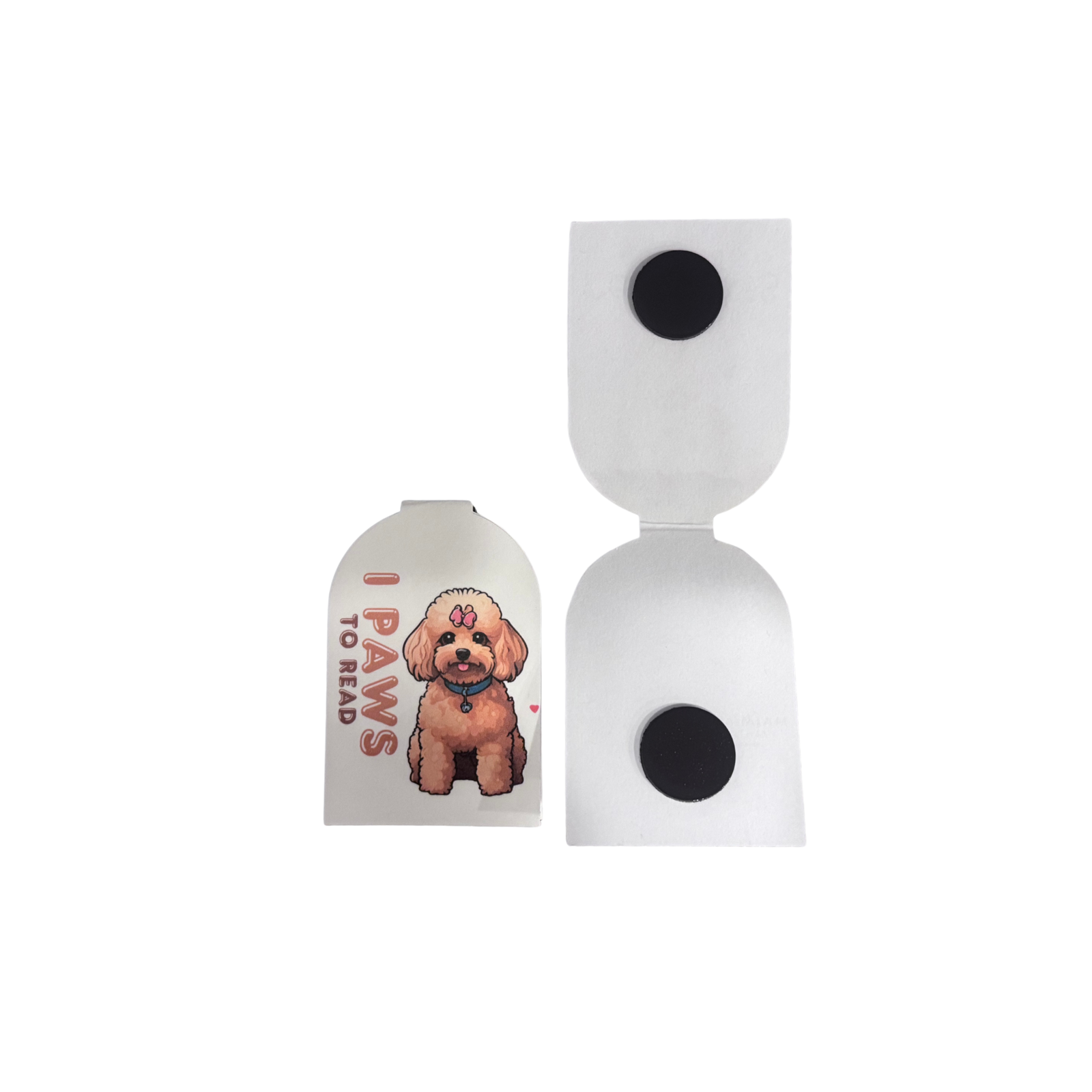 Magnetic bookmark-I paws to read