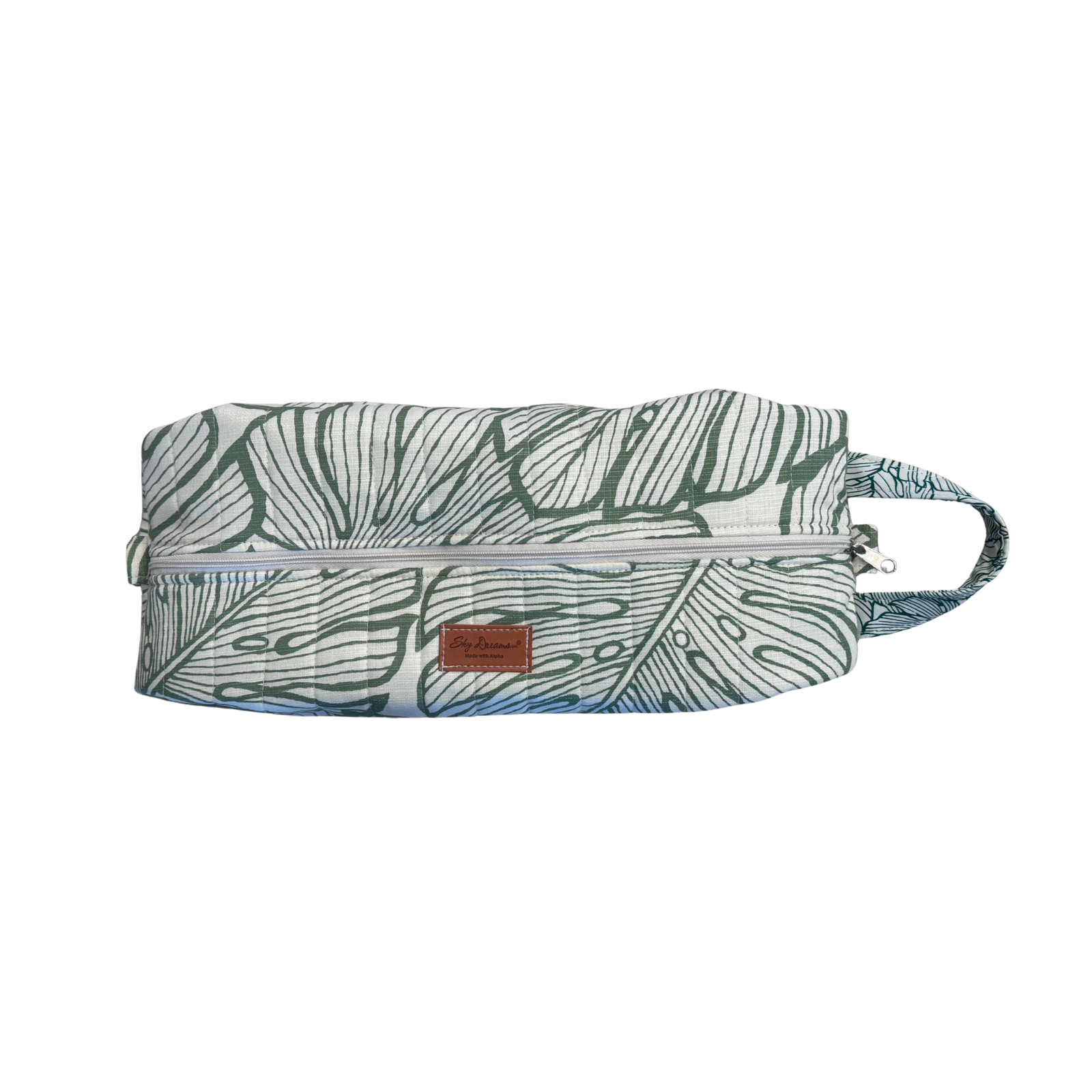 SkyPac hair tool bag-Na lau aloha green