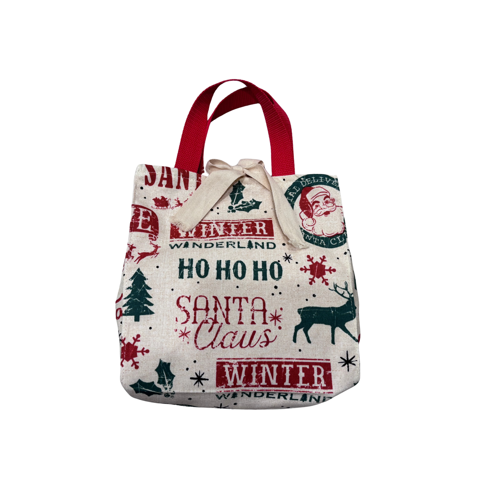 Christmas Reusable/Reversible tote bag-Regular size