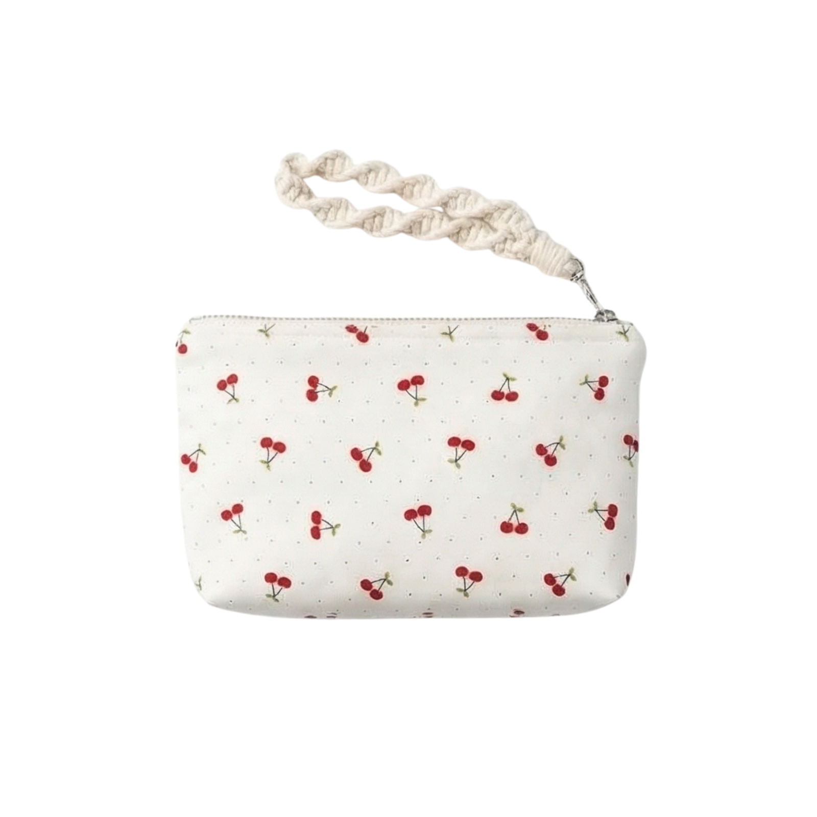 Arianna Marie zipper pouch-Cherry on top