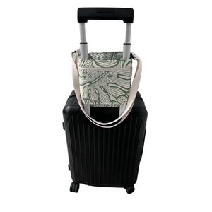 Deluxe Sky Water bottle crossbody sling with Trolley sleeve-Na Lau Sage Green