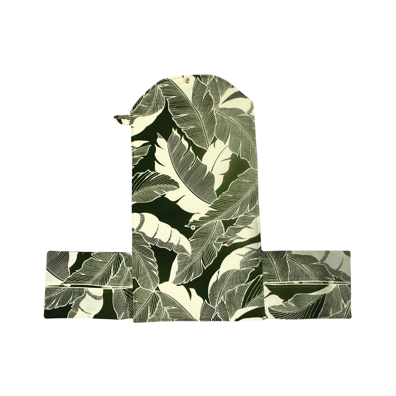 Nevaeh Travel Changing Mat-Large Green Monstera