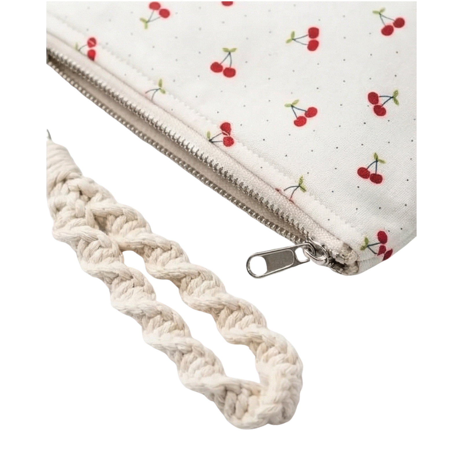 Arianna Marie zipper pouch-Cherry on top