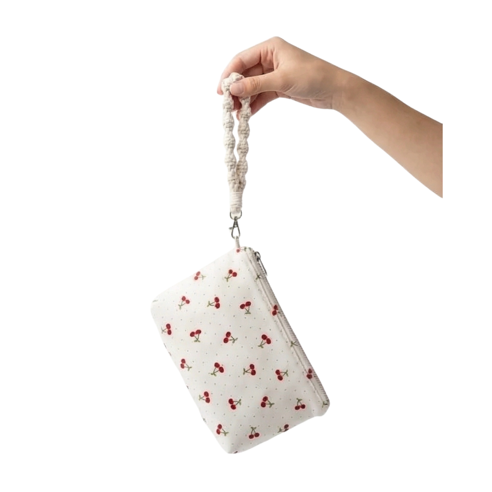 Arianna Marie zipper pouch-Cherry on top
