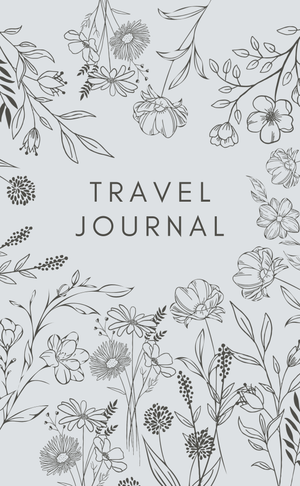 Vinyl Cover Traveler's Notebook - Travel Journal florals