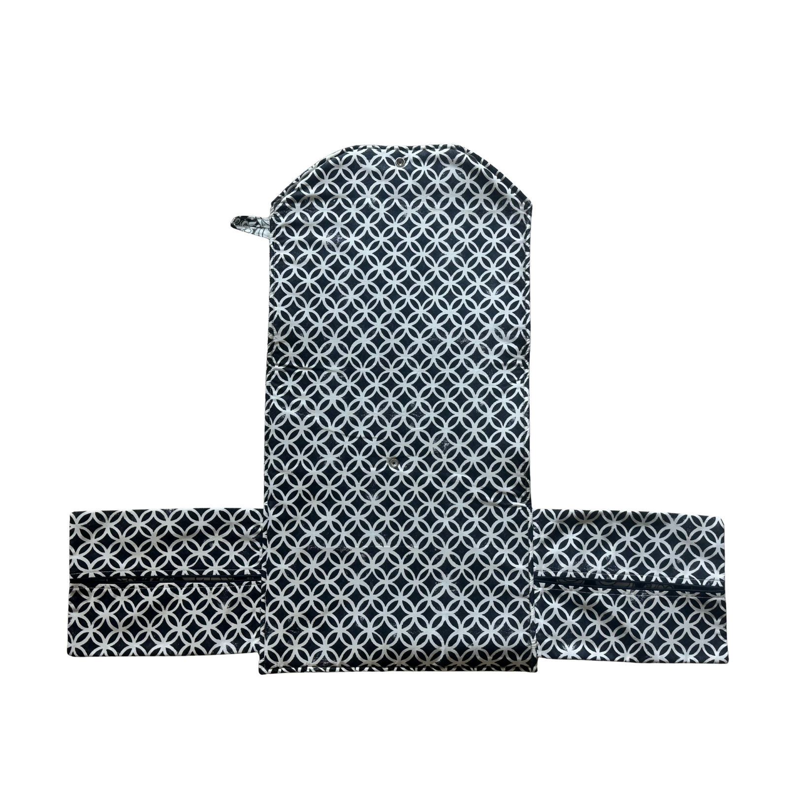 Nevaeh Travel Changing Mat-Florals in black w/ contrast