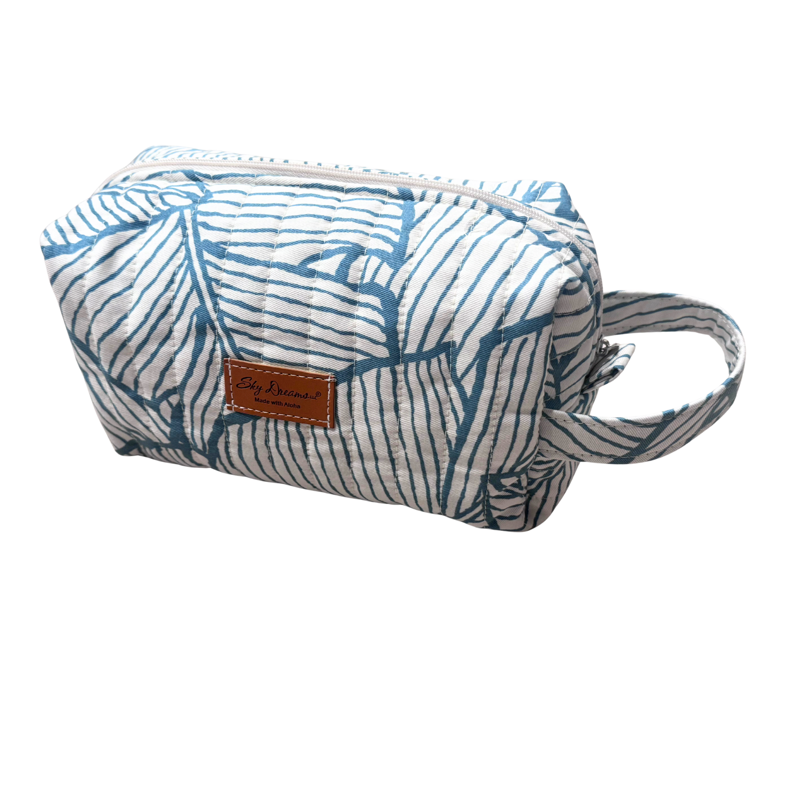 Large jet set cosmetic/toiletry bag-Mai'a Blue