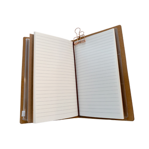 Vegan Leather Traveler's Notebook – Black