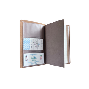 Vegan Leather Traveler's Notebook – Black