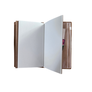 Vegan Leather Traveler's Notebook – Black
