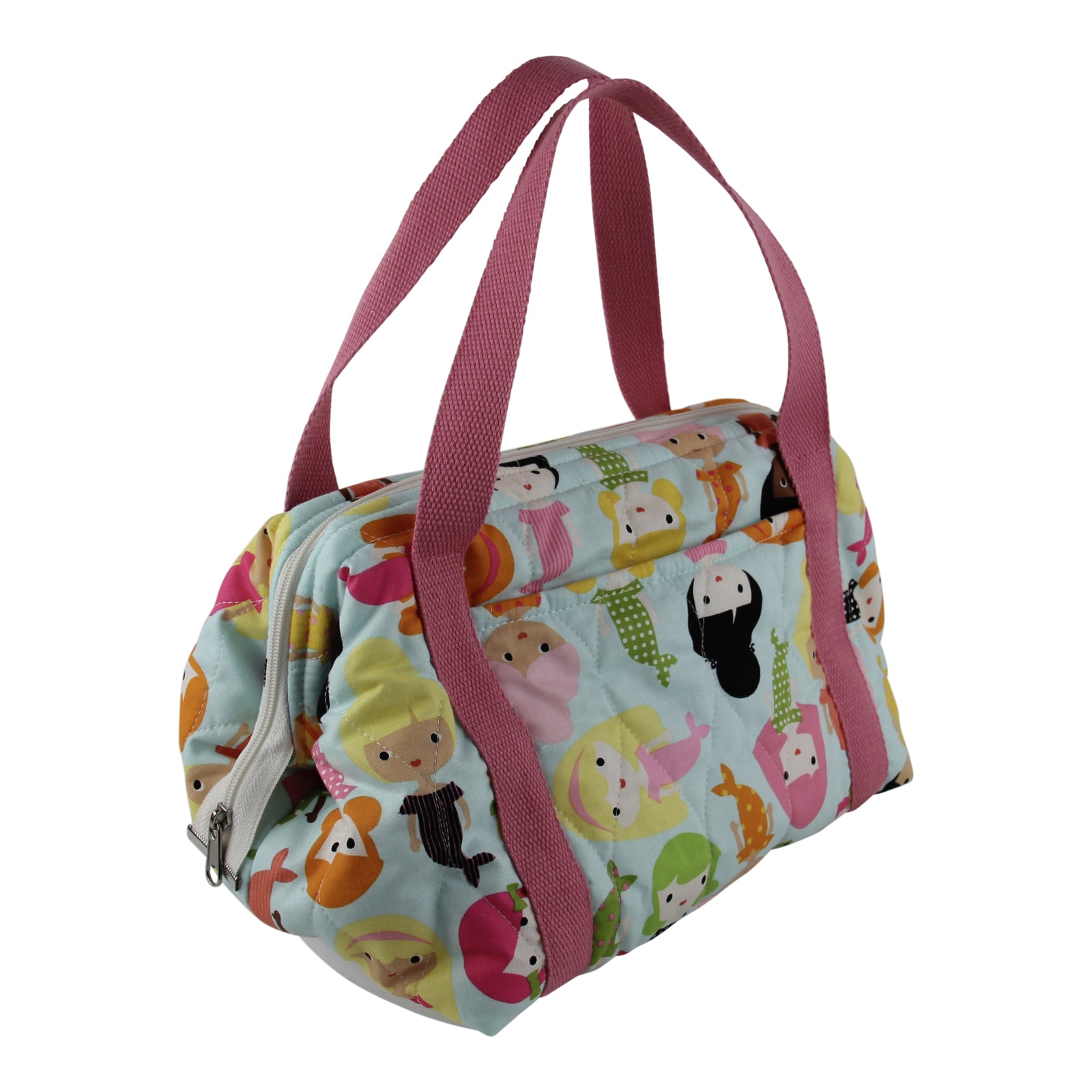 Large Insulated bag-Quilted Mermaid