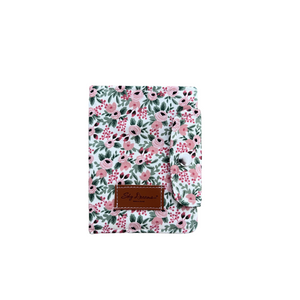 Passport Cover-Garden party pink