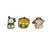 Limited edition-Acrylic Clips 3 Pcs-Kawaii #10