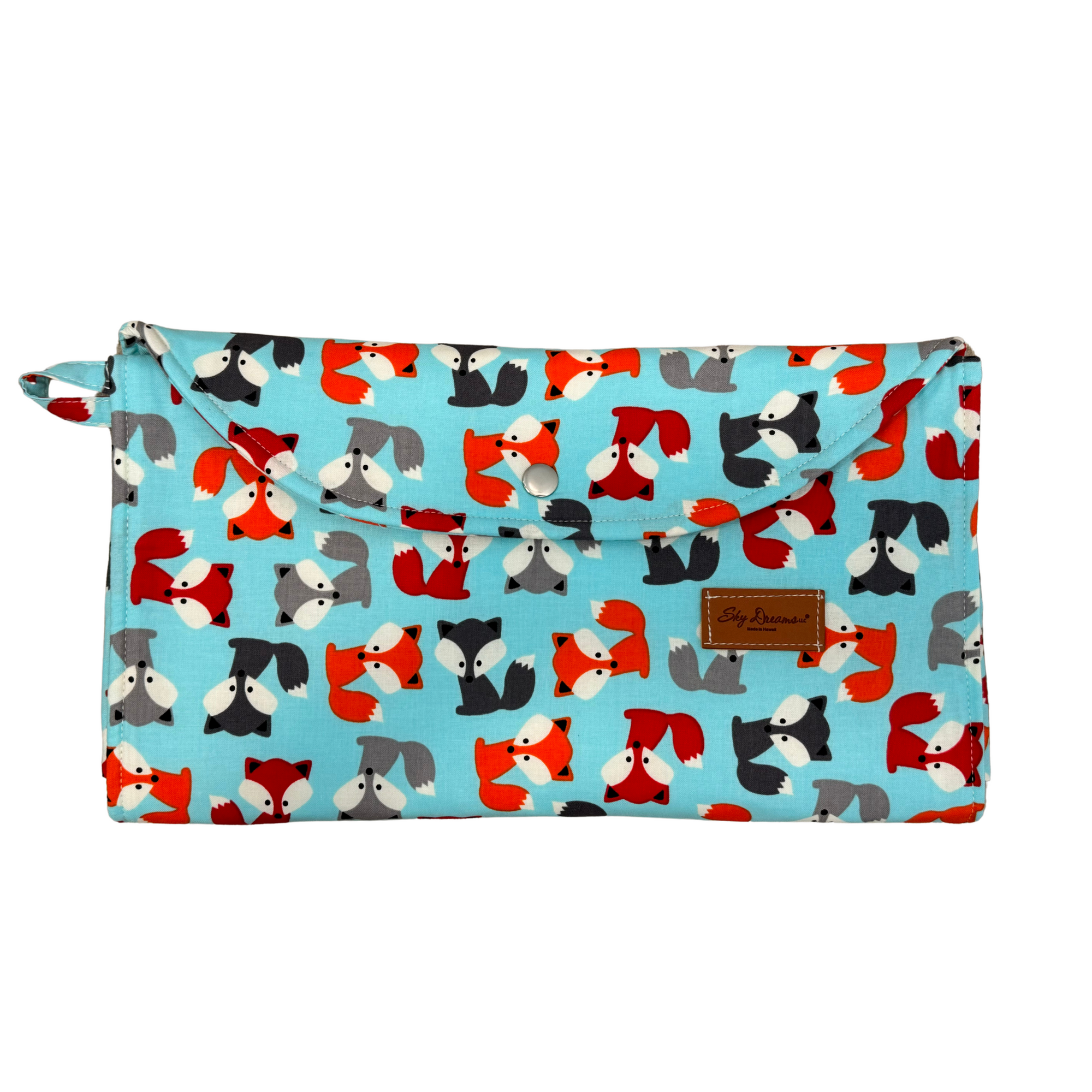 Nevaeh Travel Changing Mat-What a fox