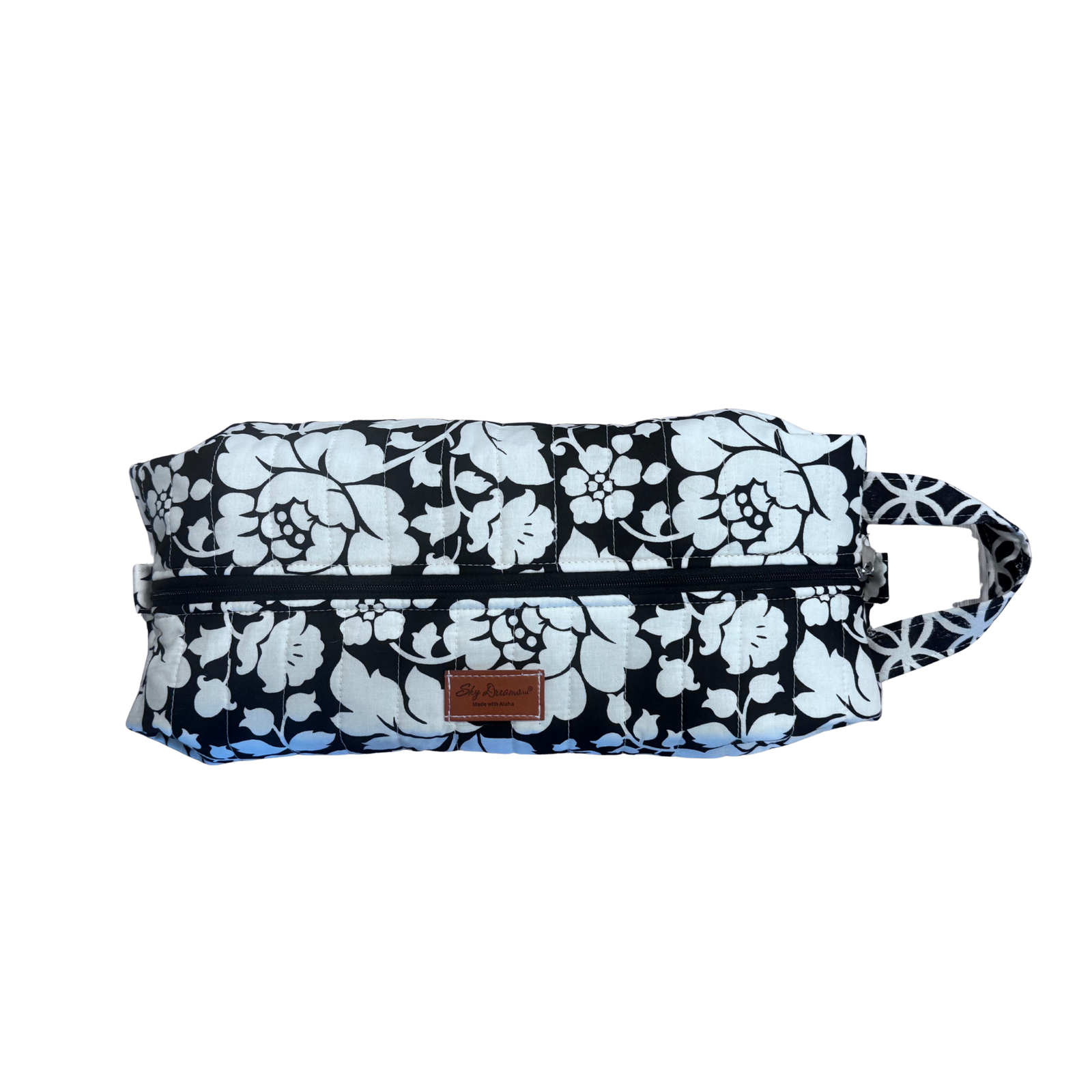 SkyPac hair tool bag-Black and white Rosemarie