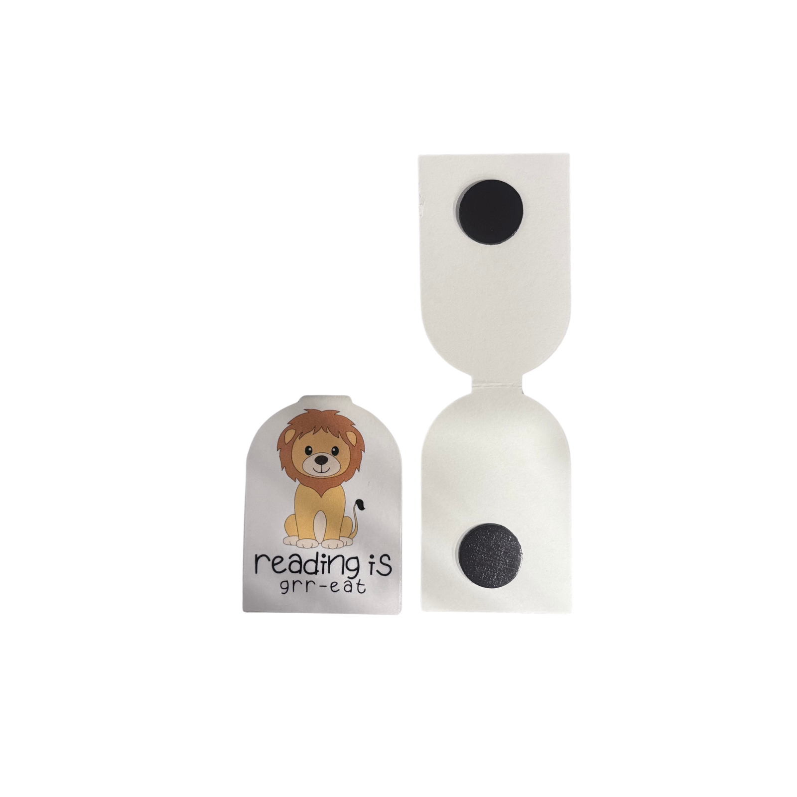 Magnetic bookmark-reading is grr-eat (Lion)