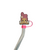 Limited edition-Silicone Straw topper-Pink Angel