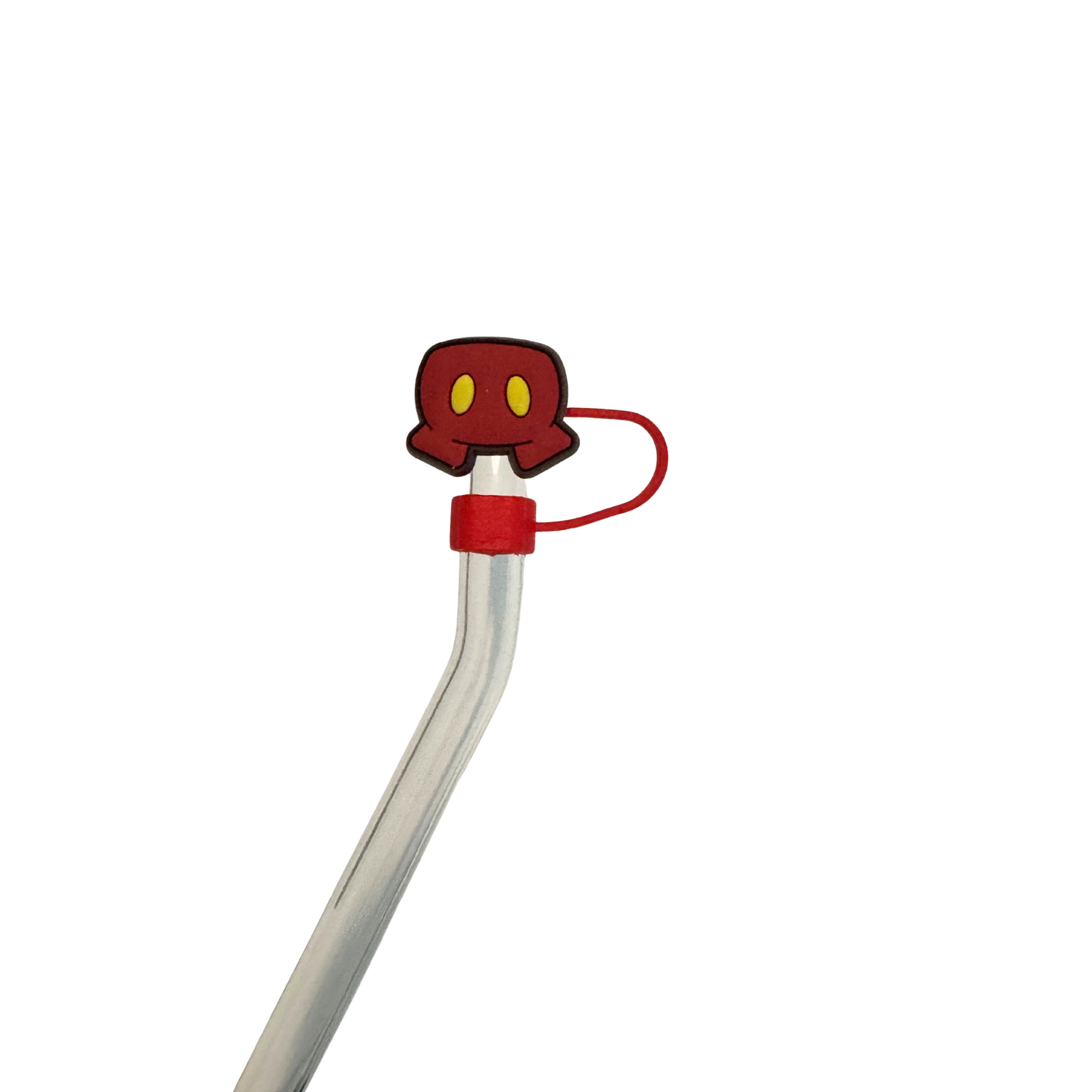 Limited edition-Silicone Straw topper-Red Shorts