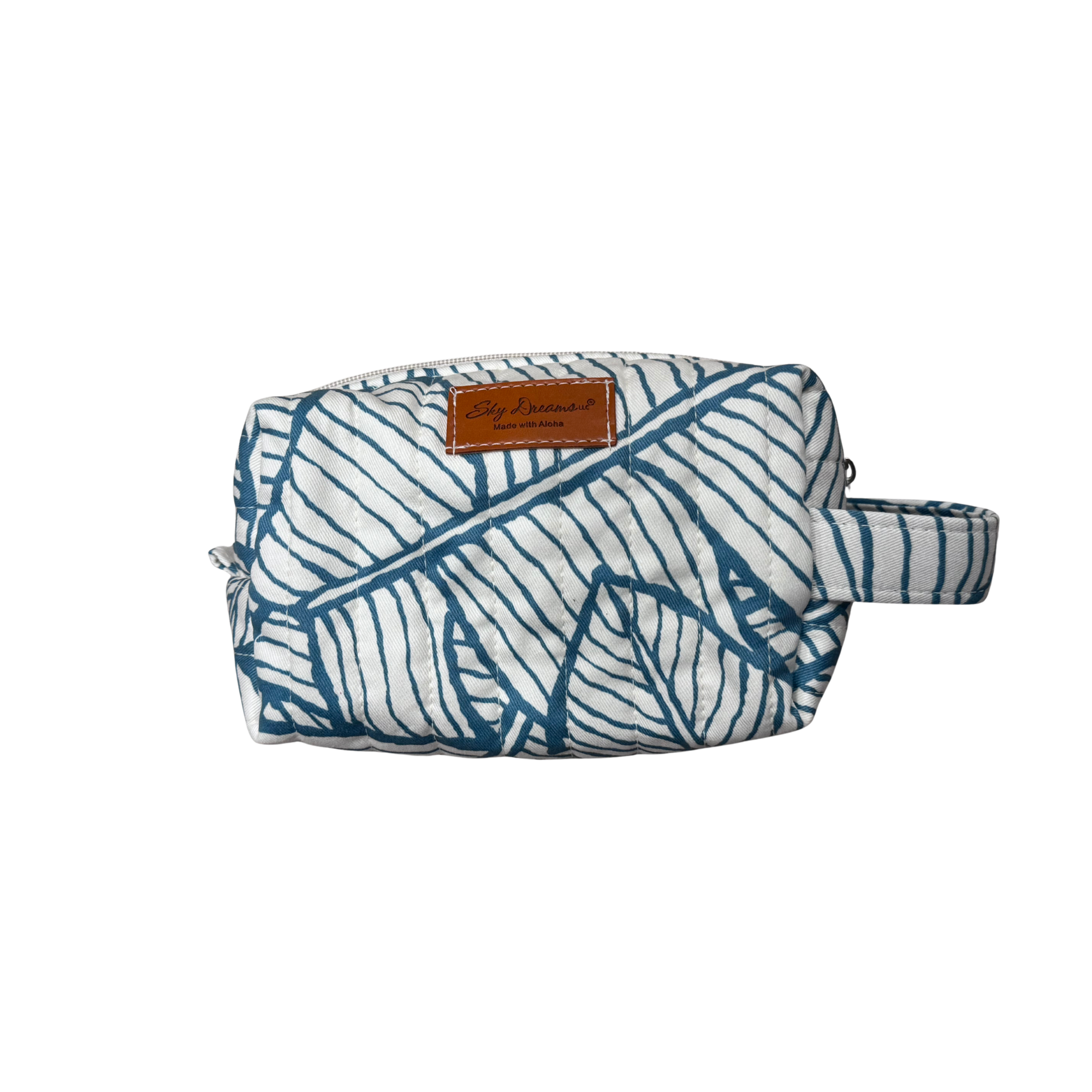 Mini Jet set cosmetic/toiletry bag-Mai'a Blue