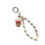 Limited edition-Phone/Key Chain wristlet strap-Macrame white-Design 1