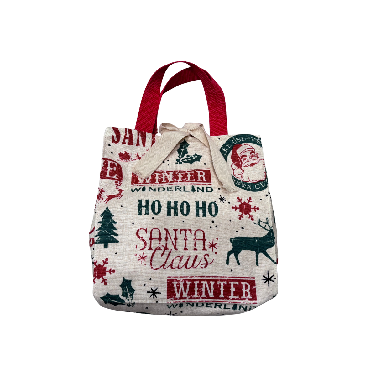 Christmas Reusable/Reversible tote bag-Medium size