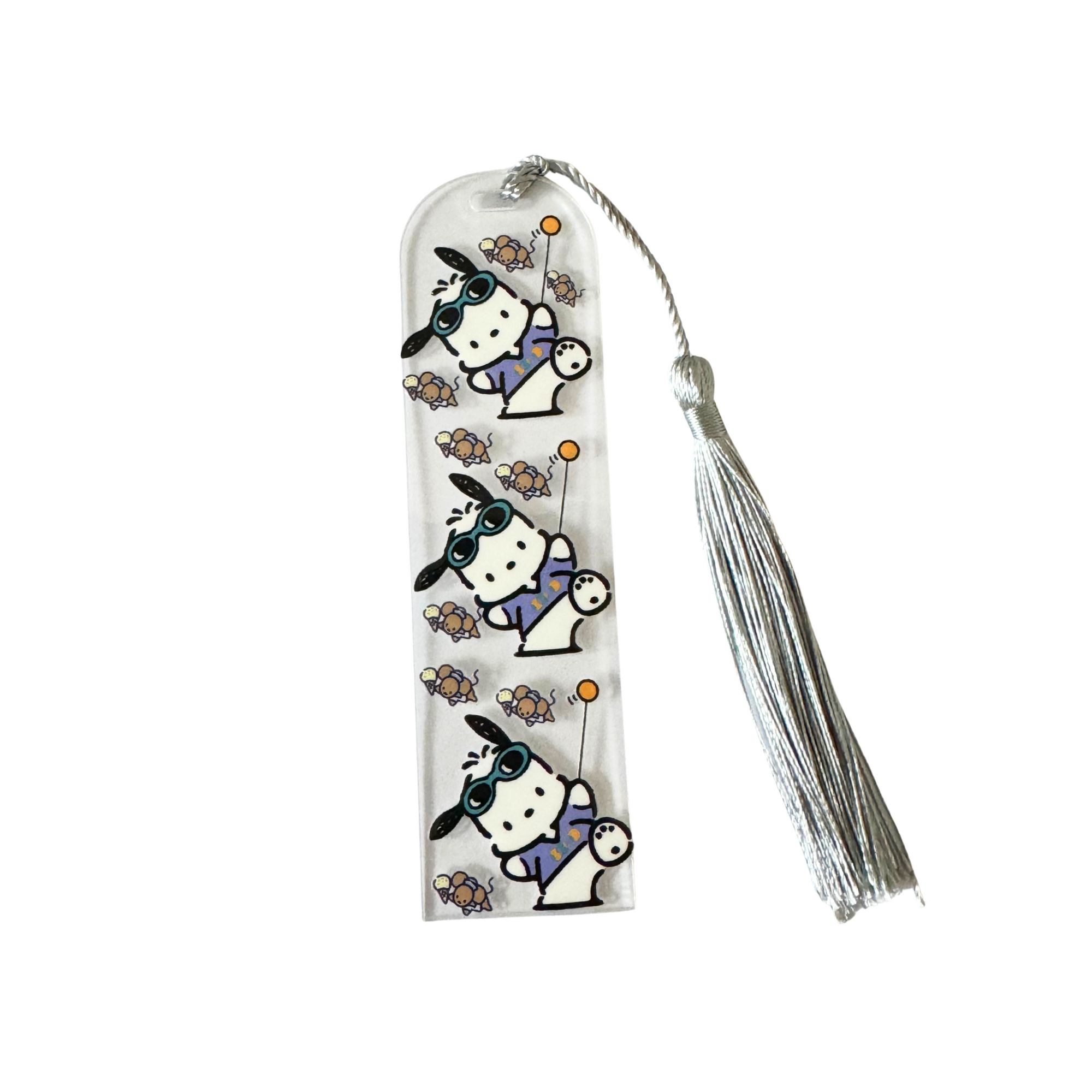 Limited edition-Acrylic Bookmark with Tassel-Kawaii #22