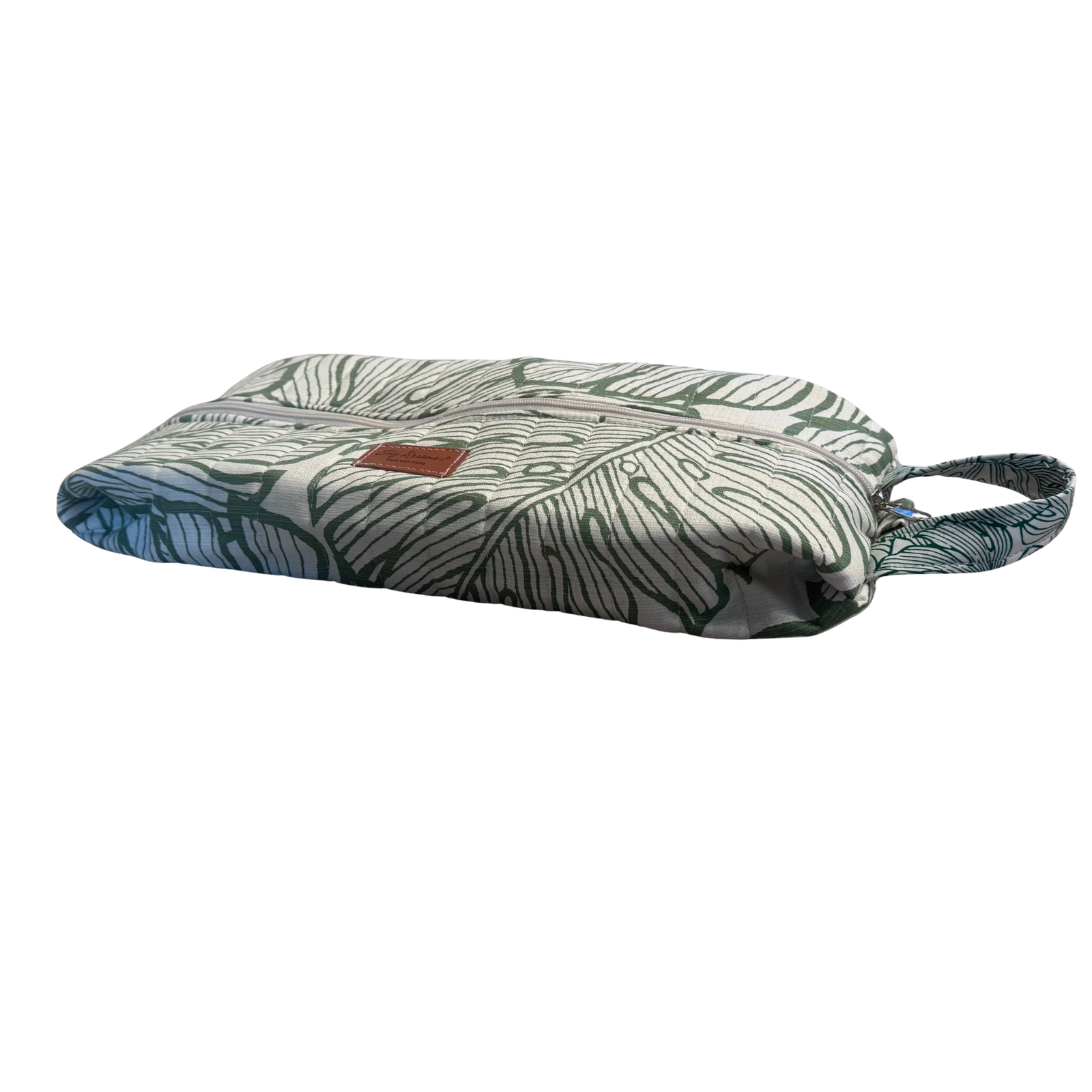 SkyPac hair tool bag-Na lau aloha green