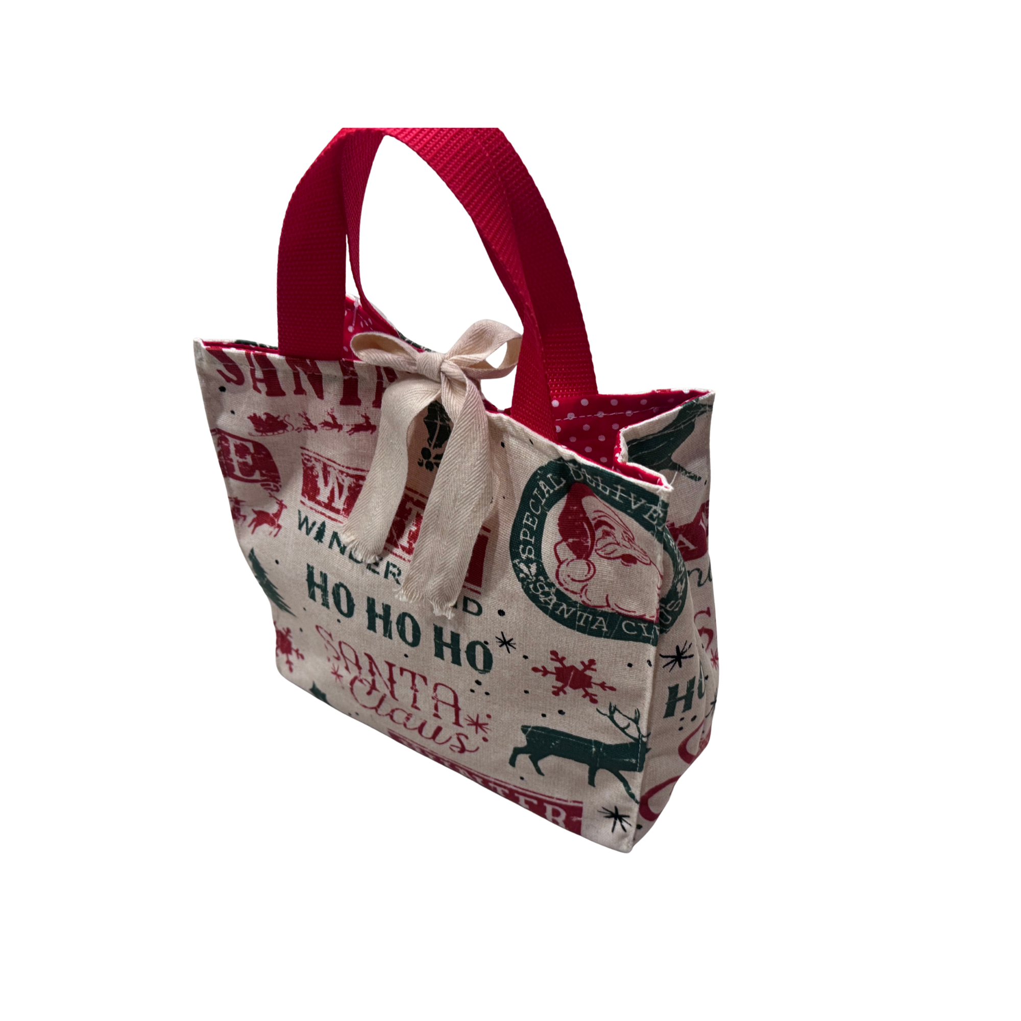 Christmas Reusable/Reversible tote bag-Medium size