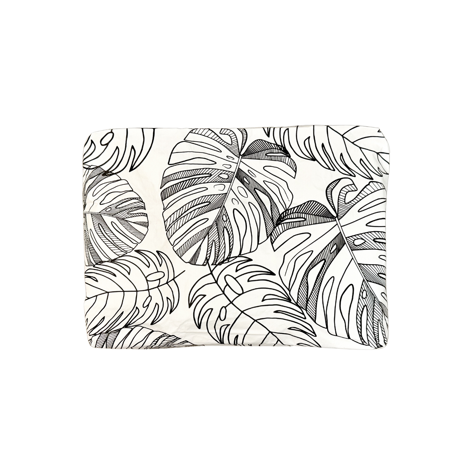 Waterproof Pouch-Large Monstera Scattered