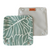 Travel Valet with Beige Vegan leather-Sage Monstera