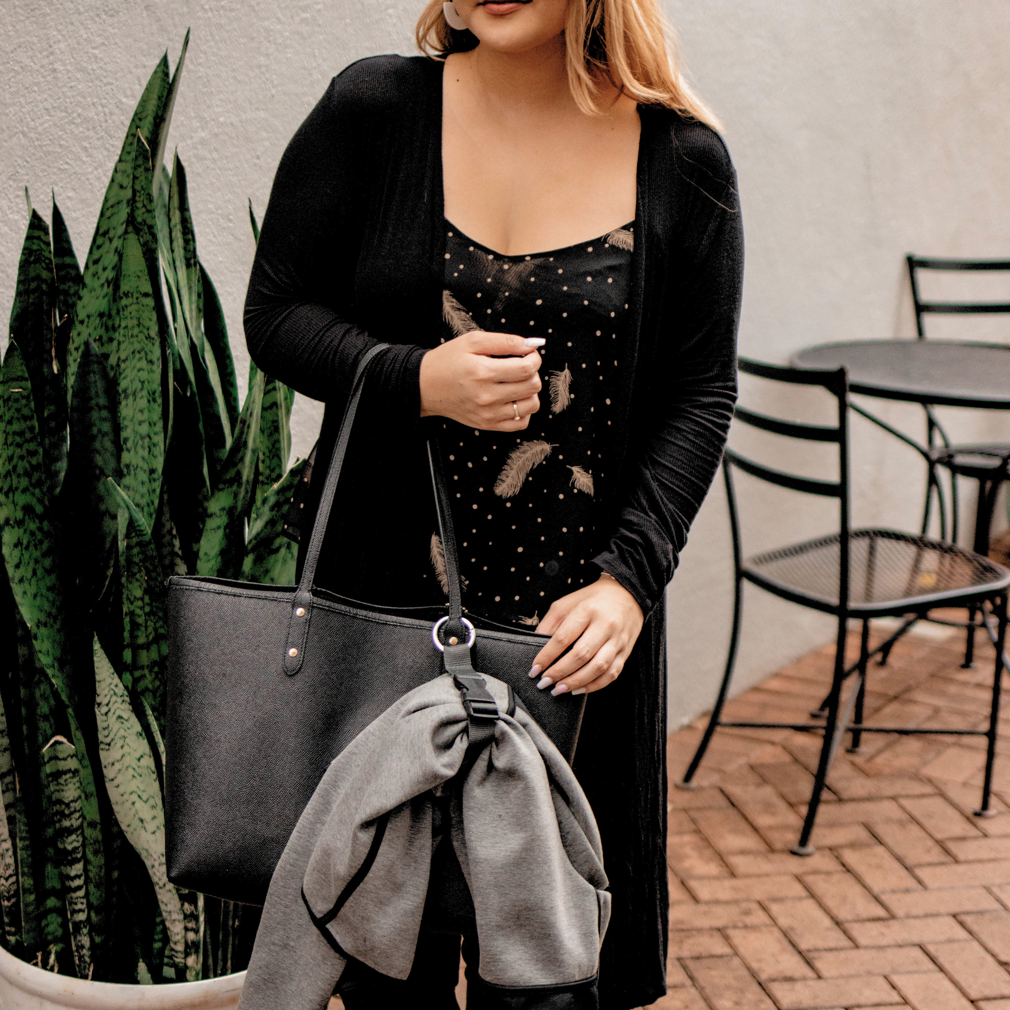 SkyClip on strap-Black