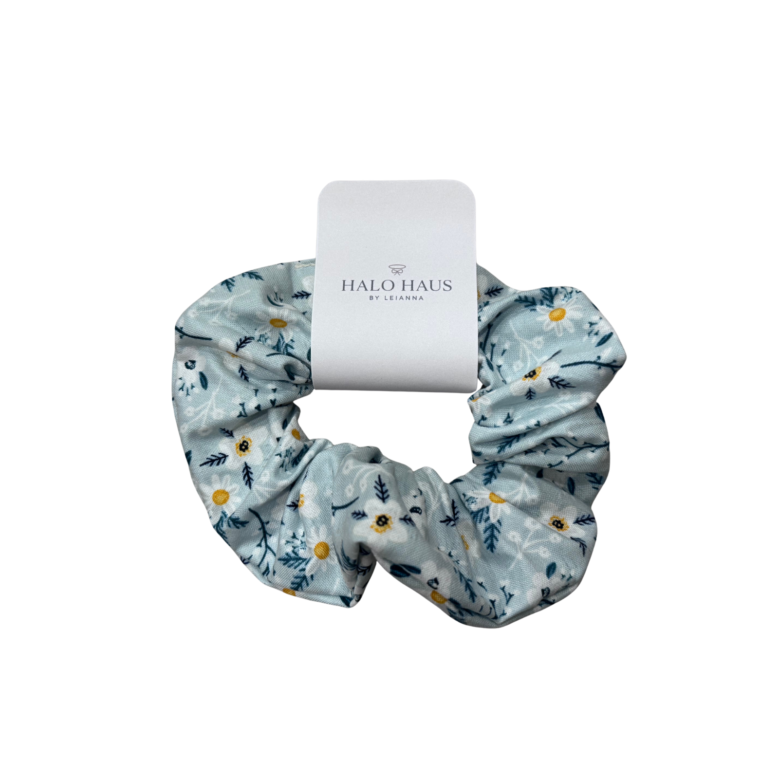 Halo Haus scrunchies-Mint Daisy