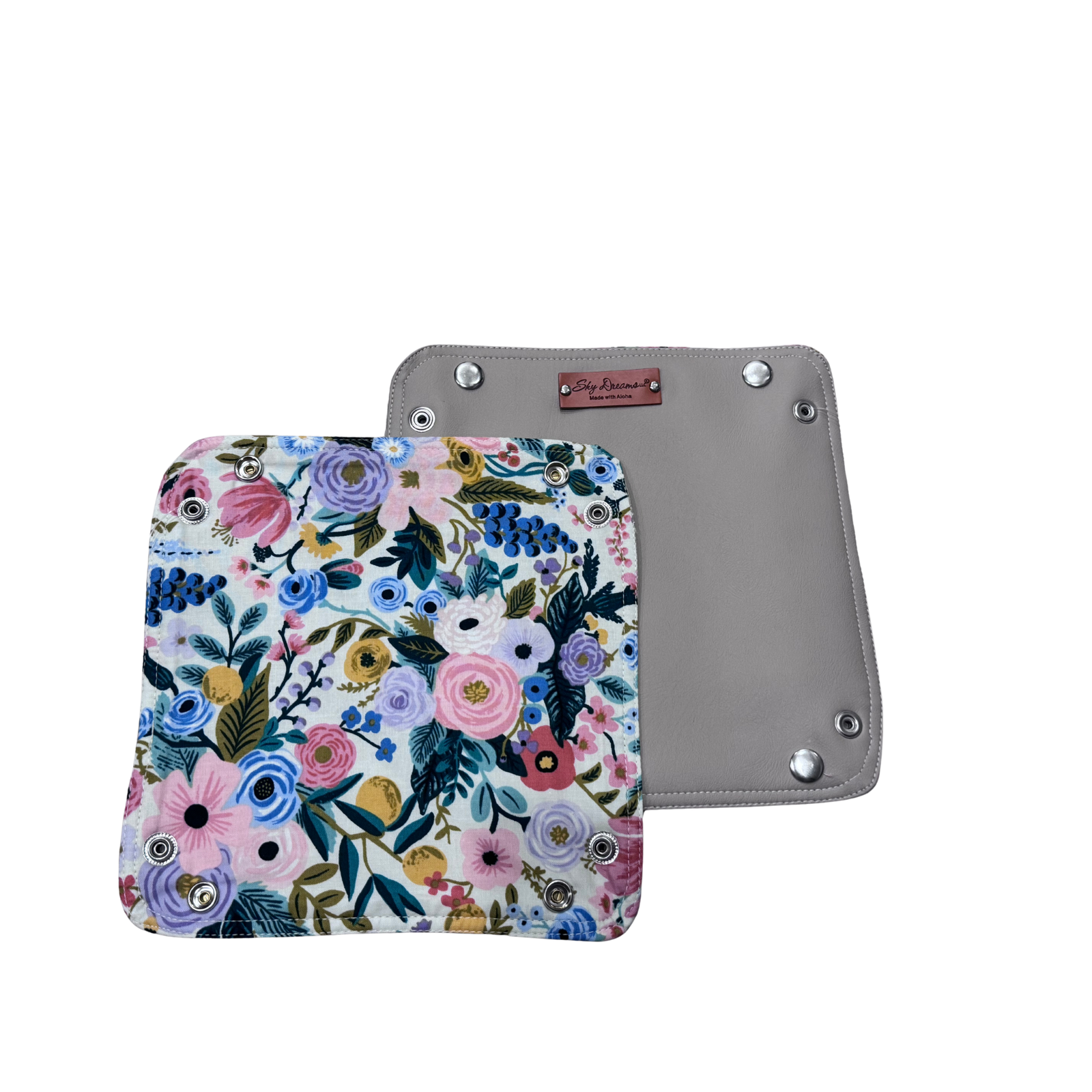 Travel Valet with Beige Vegan-Mint Blossom