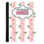 Personalized composition/Travel composition notebooks-Hibiscus