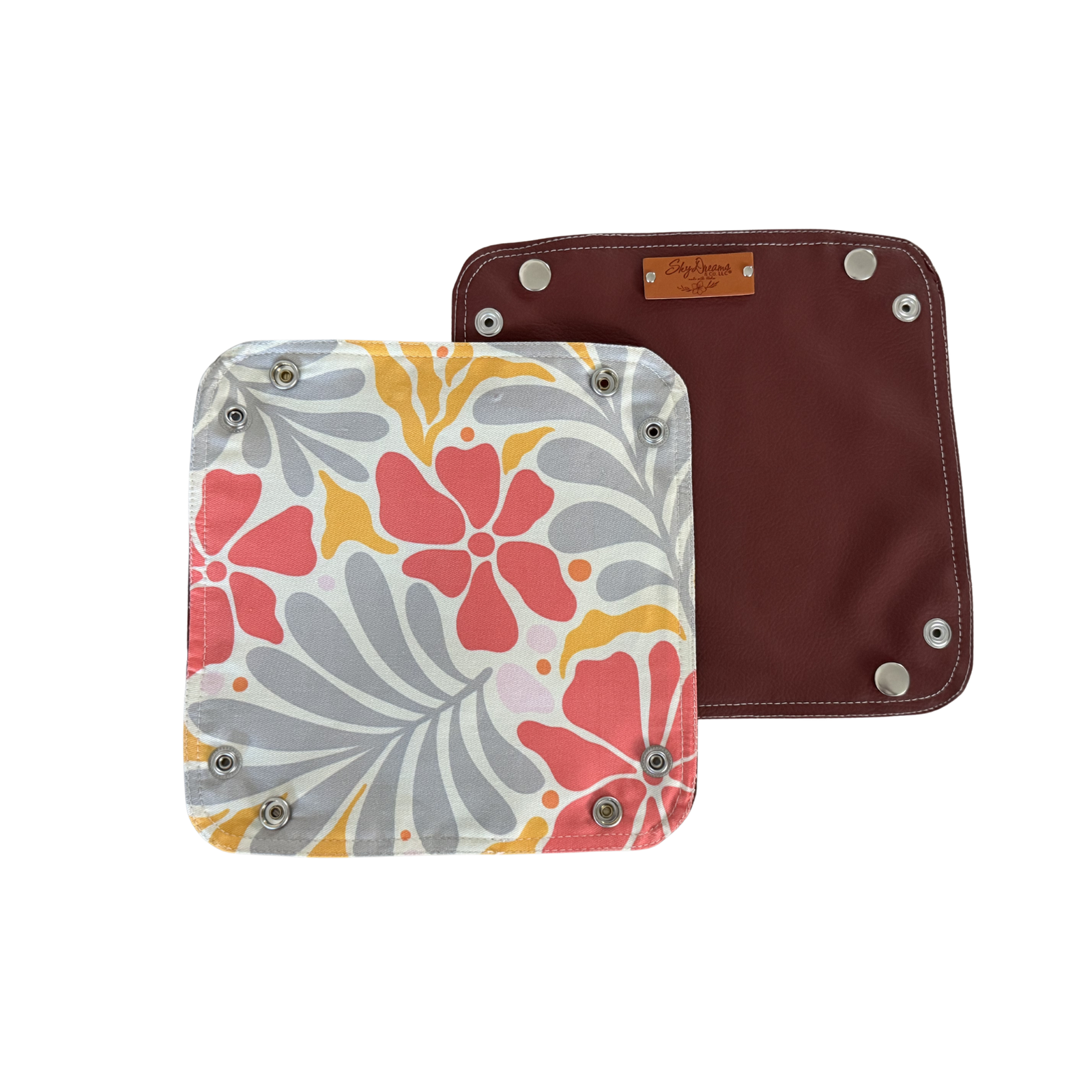 Burgundy Vegan Leather Travel Valet – Pua Aloalo Rose