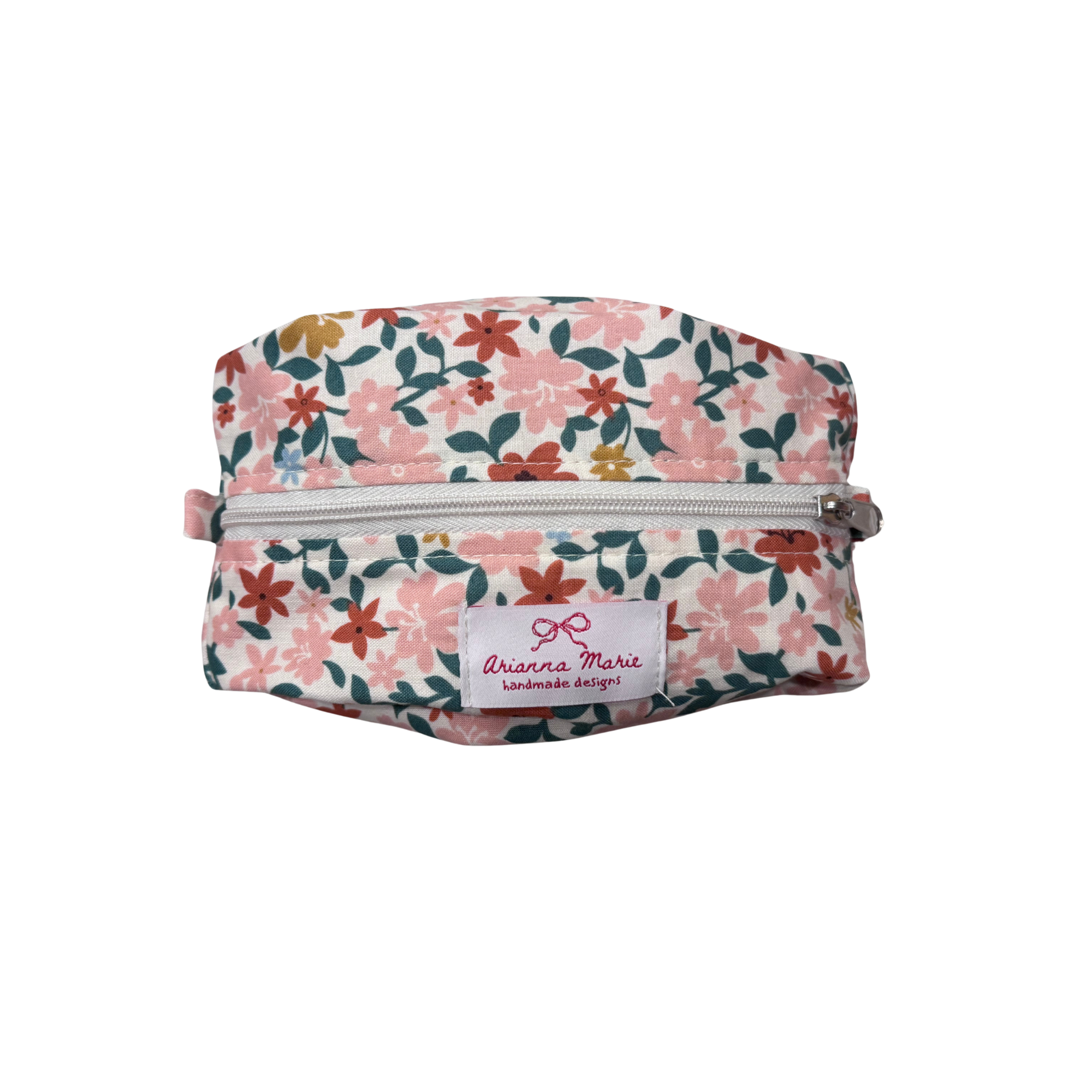 Arianna Marie Pencil/brush pouch-Peach blossom