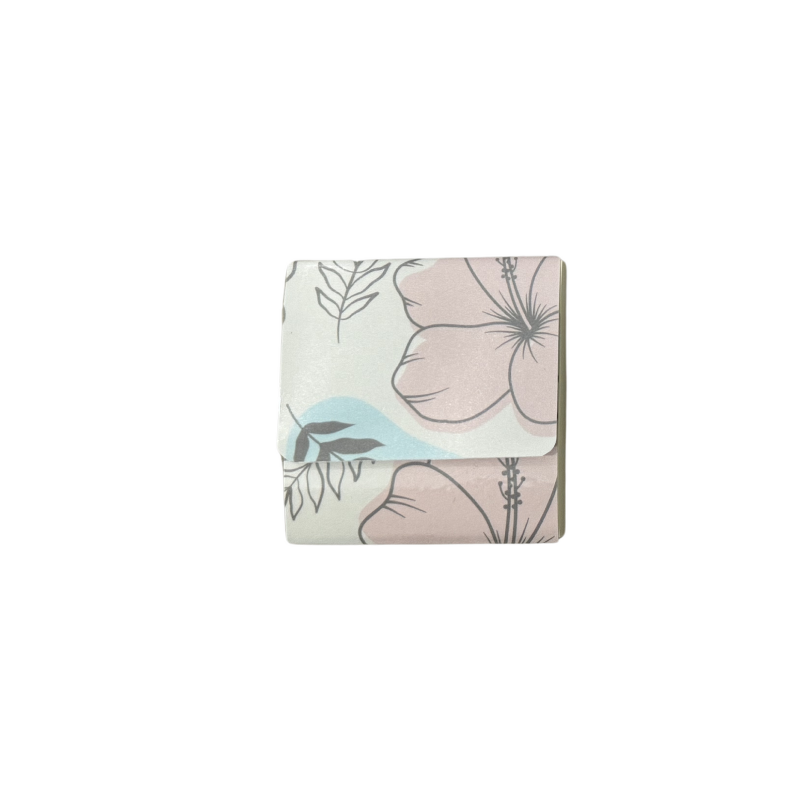 Mini Sticky Note cover set with mini pen-Hibiscus Aloha