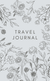 Vinyl cover travelers notebook-"Travel Journal florals"