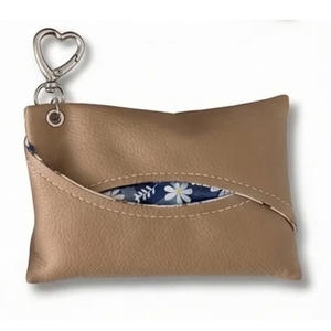 For the other three: Travel Tissue Holder Bag Charm – Tan