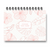 Travel Planner Journal-Rose Gold Hibiscus