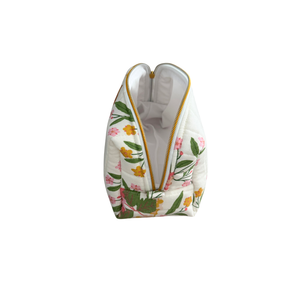 Limited Edition-From Denmark with Love: Large Dopp/Toiletry bag-Pink florals