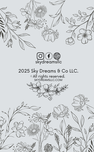 Vinyl Cover Traveler's Notebook - Travel Journal florals