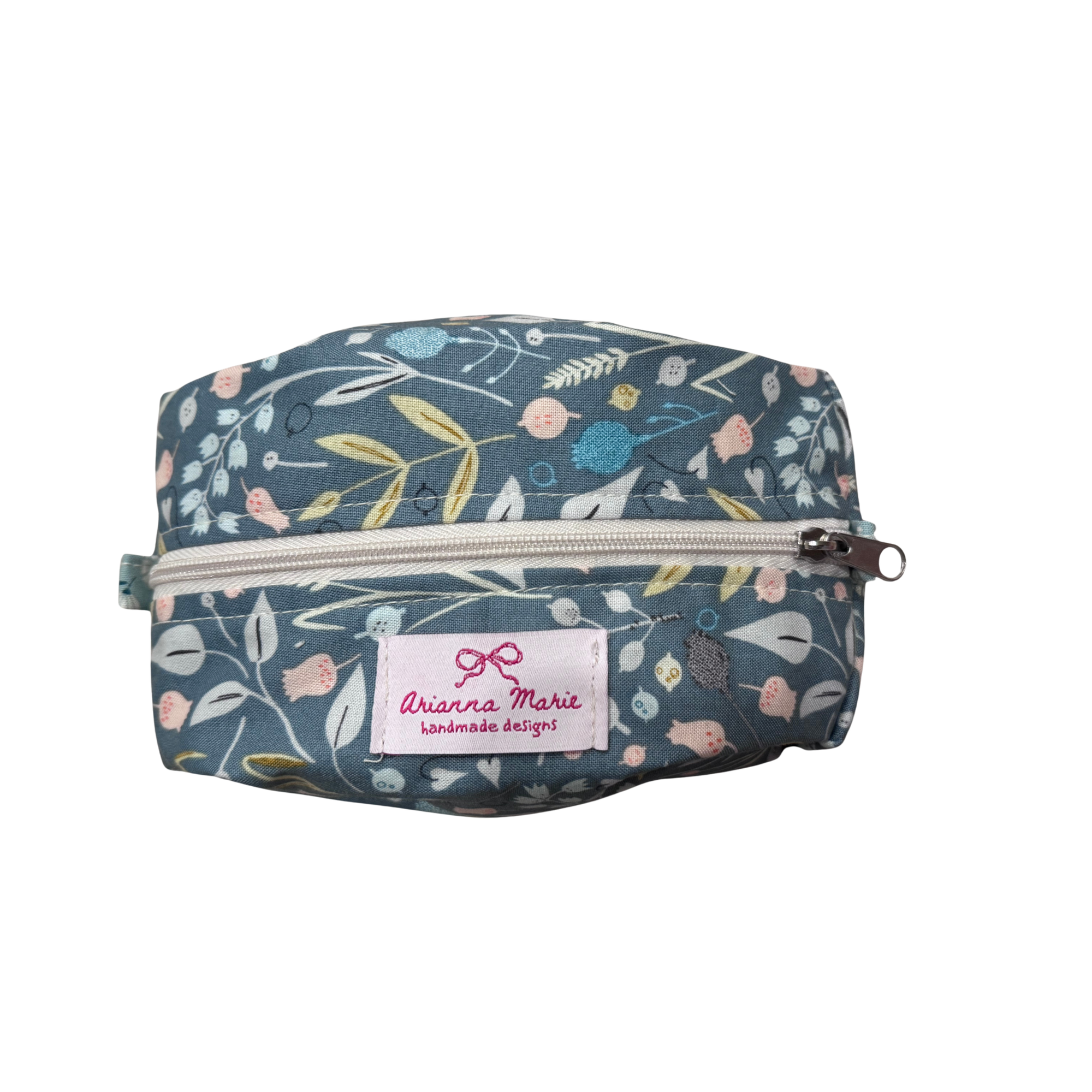 Arianna Marie Pencil/brush pouch-Floral tulips