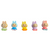 Limited edition-Mini Magnets set of 5-Monster #5
