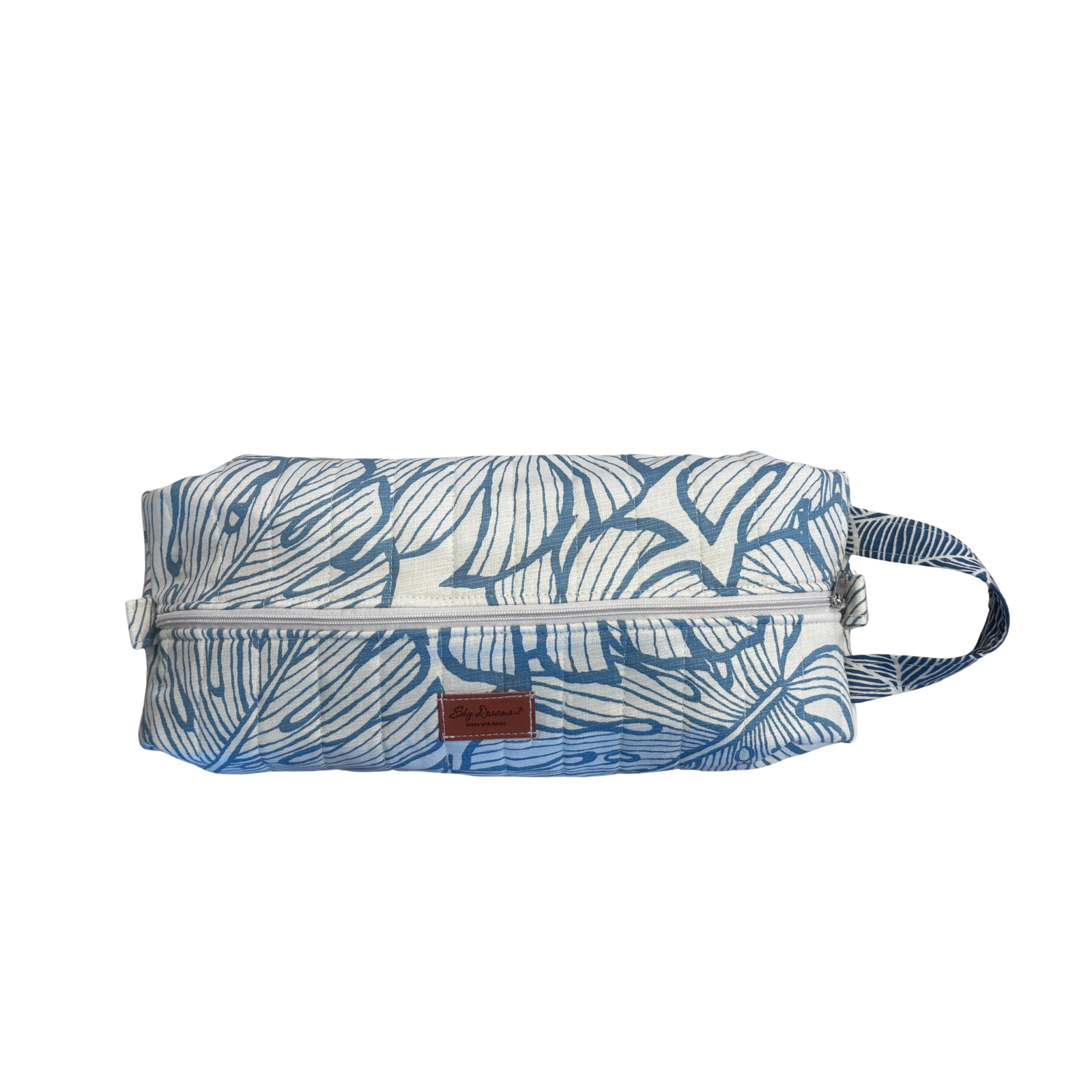 SkyPac hair tool bag-World traveler Na Lau aloha slate blue