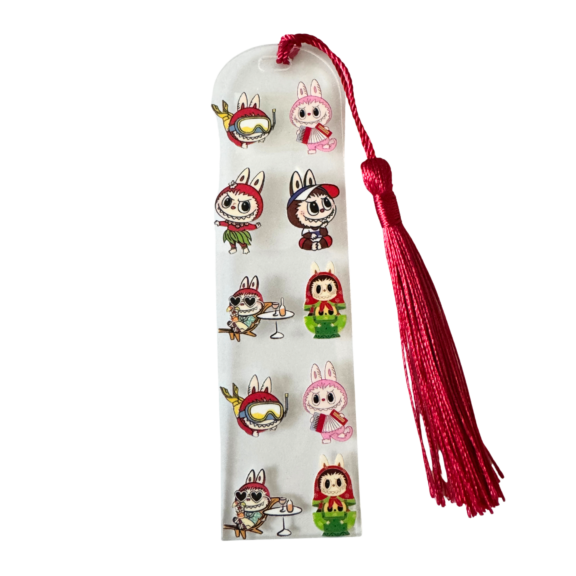 Limited edition-Acrylic Bookmark with Tassel-Kawaii #5