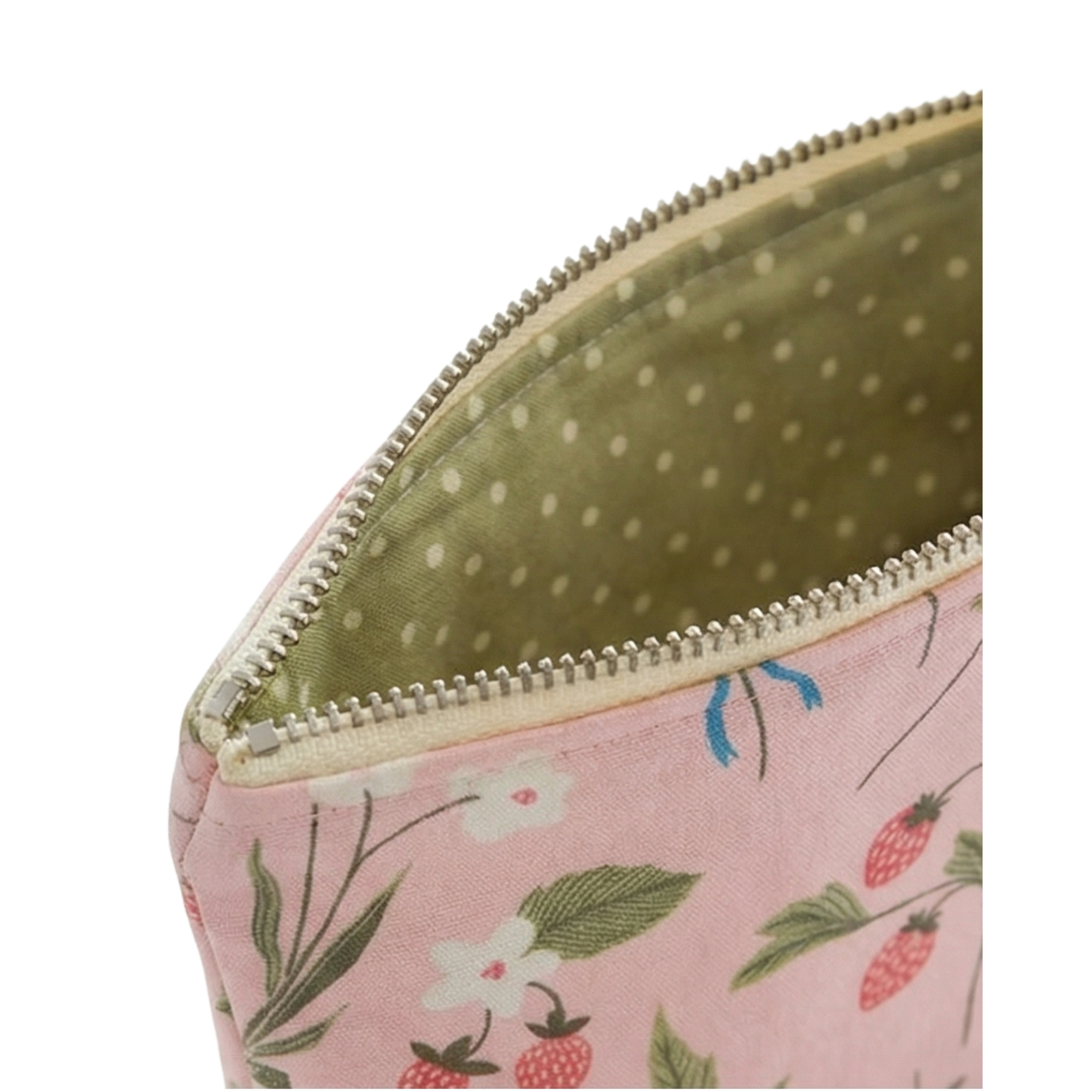 Arianna Marie zipper pouch-Strawberry Fields