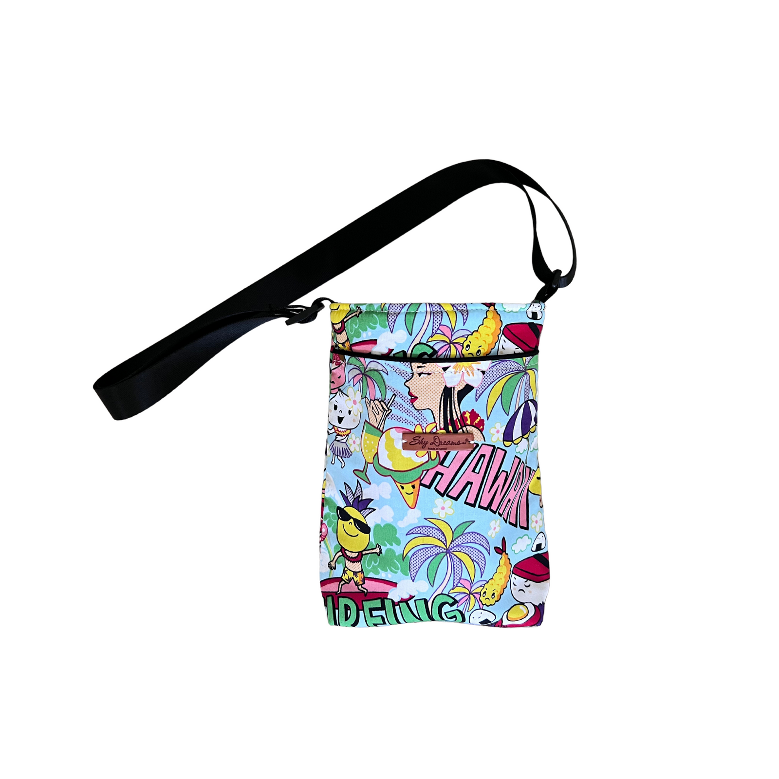 Water bottle crossbody sling - Kawaii Hawai'i