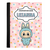 Personalized composition/Travel composition notebooks-Pink Polka dot Monster
