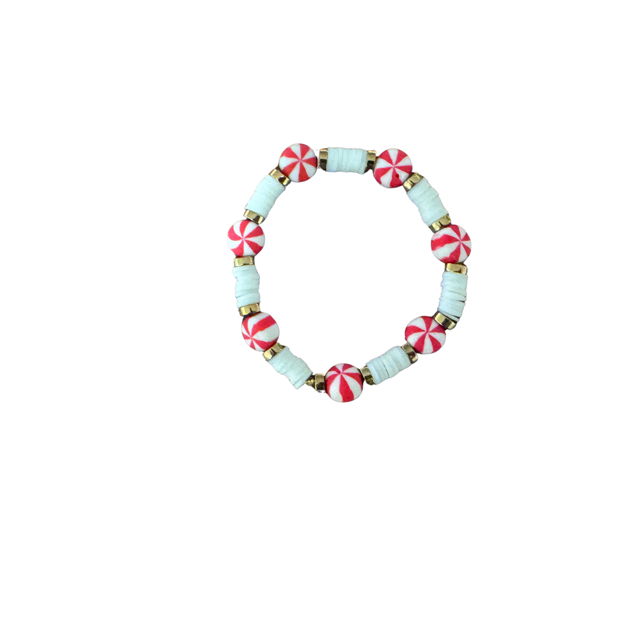 Violet's Sparkle shop-Bracelet bracelet w/ charm-Peppermint candy